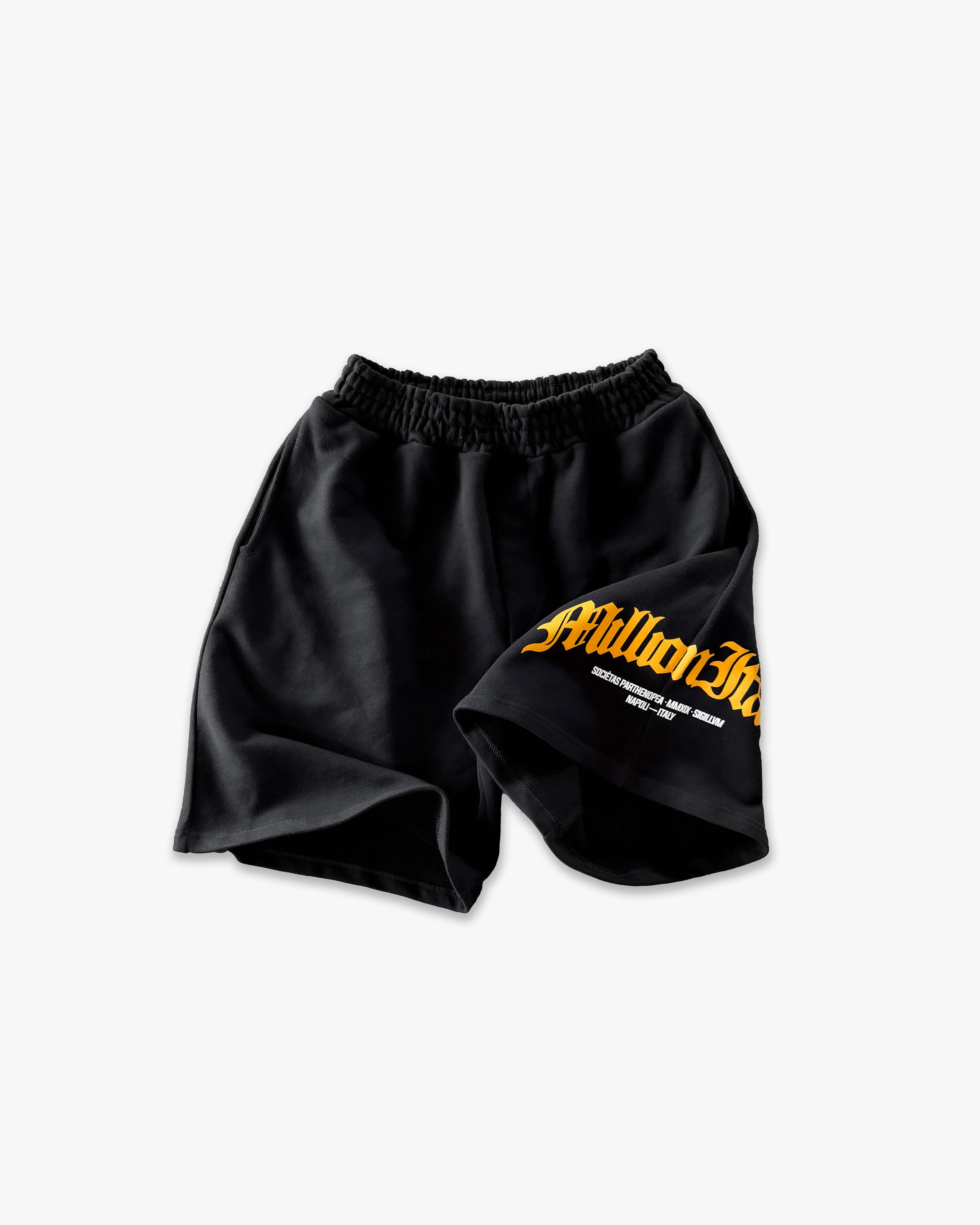 Shorts Nero Arch Logo