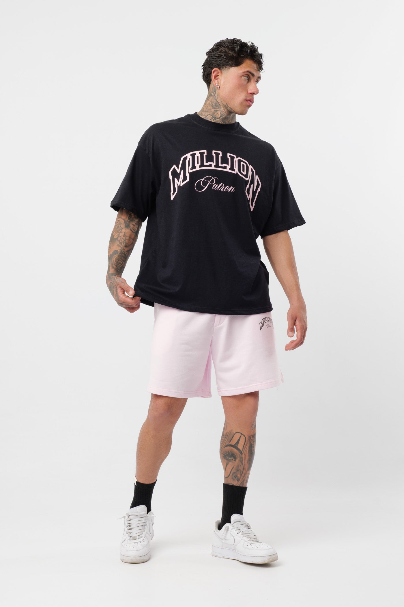 T-Shirt Patron Nera Rosa