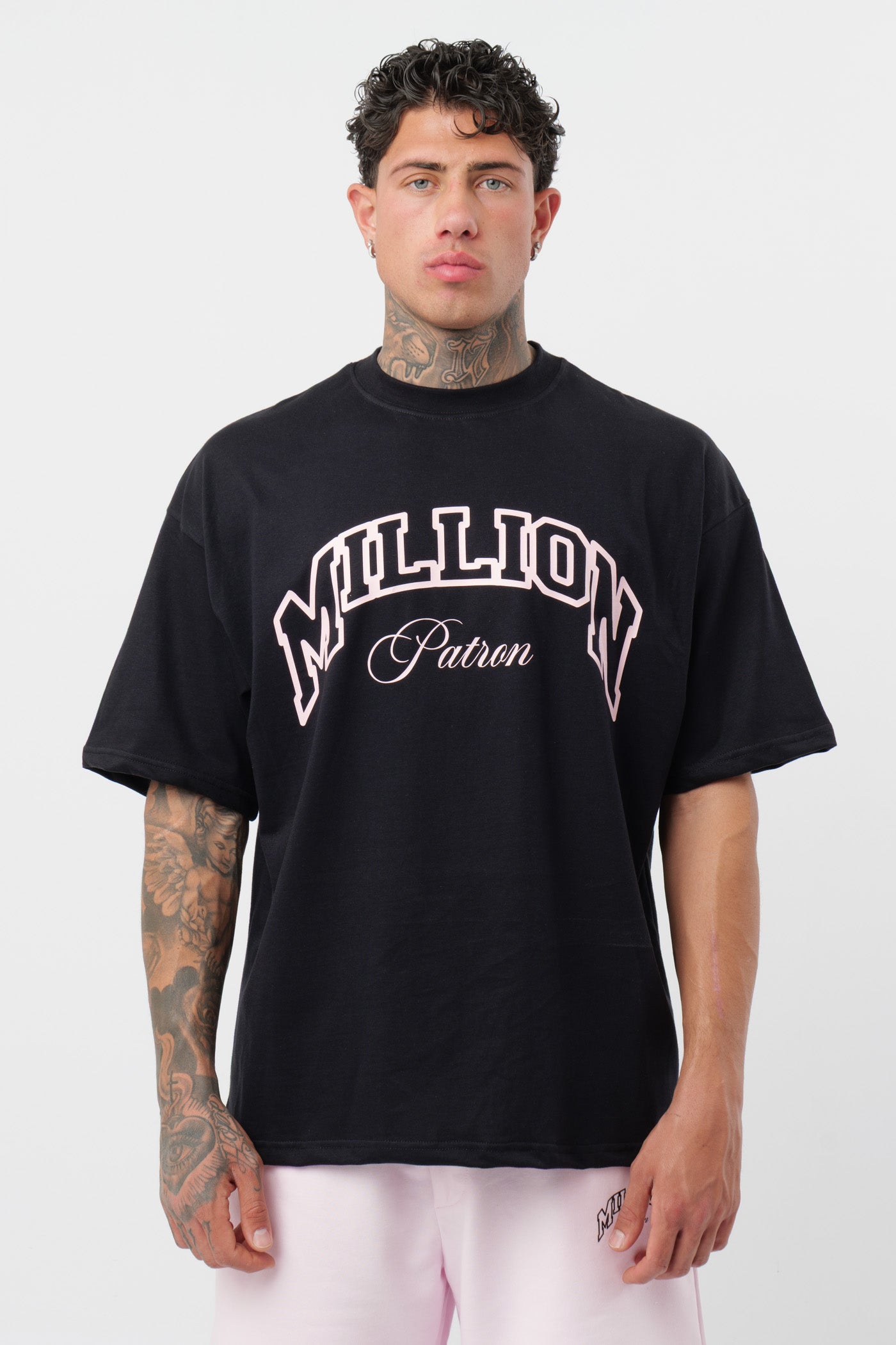 T-Shirt Patron Nera Rosa
