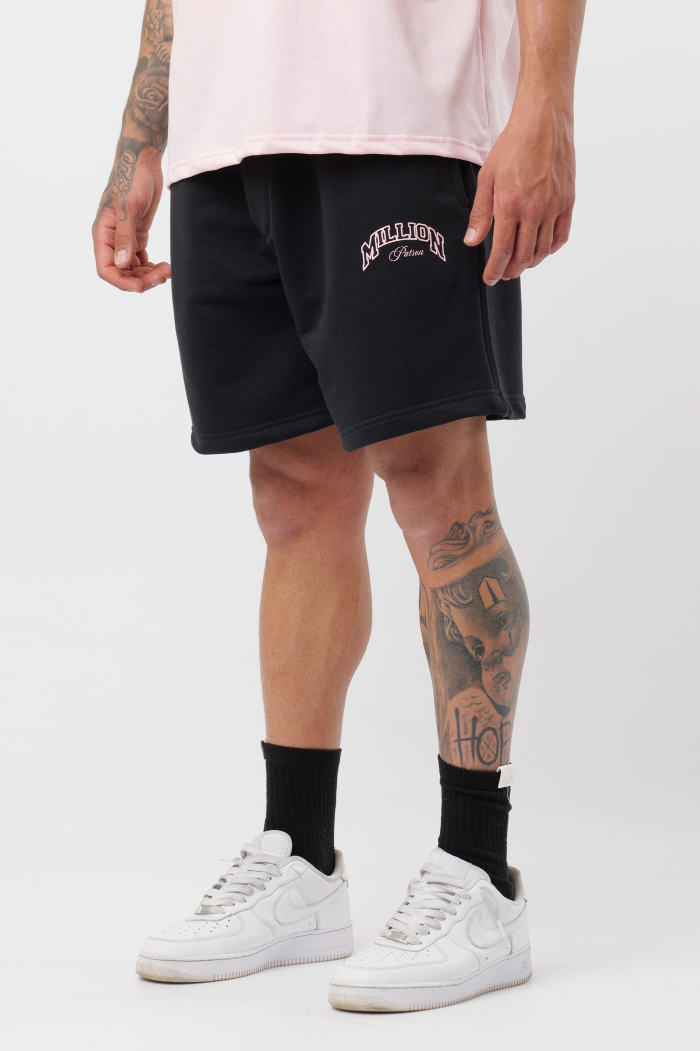 Short Patron Nero Rosa