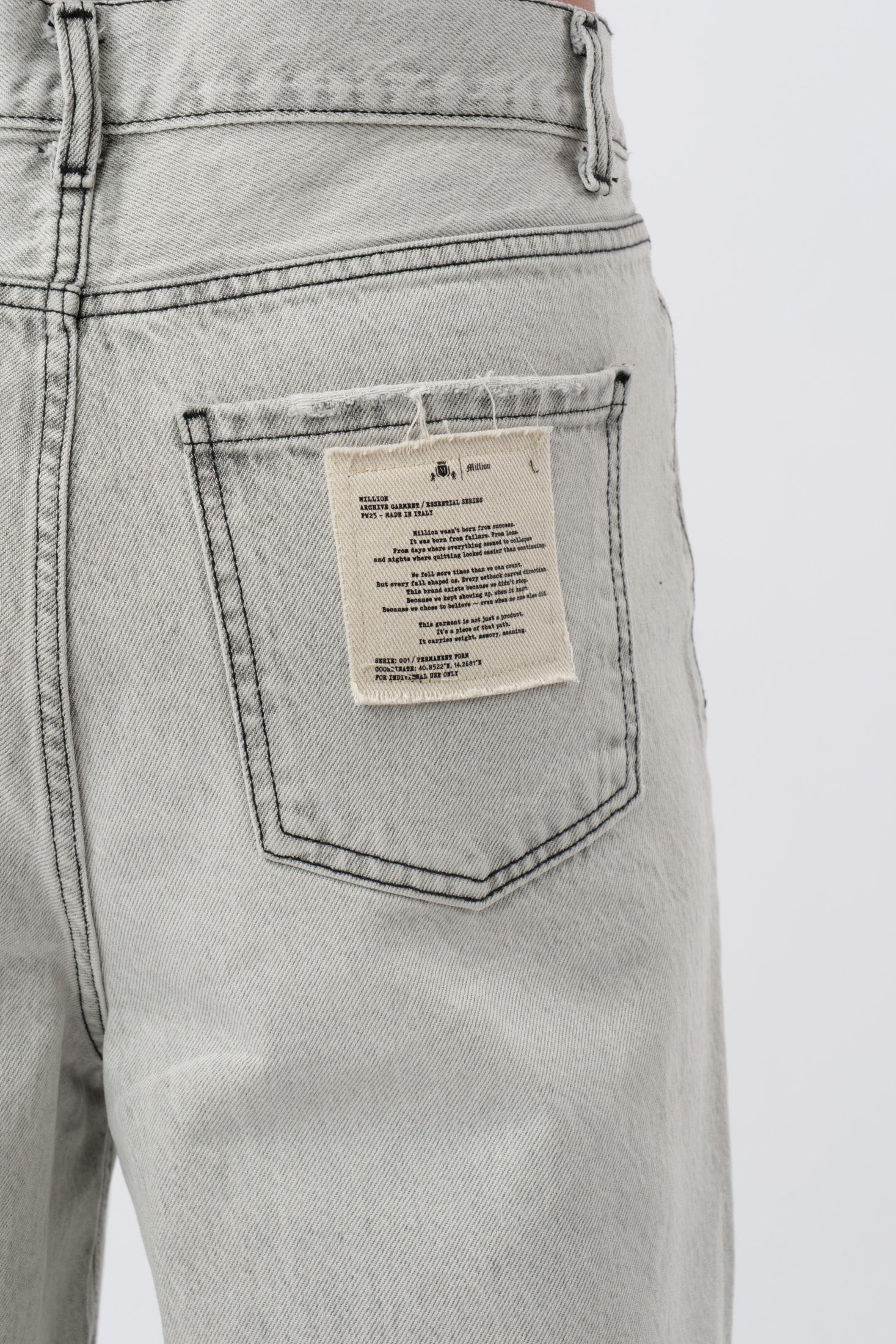 Archive Denim - Grigio Chiaro