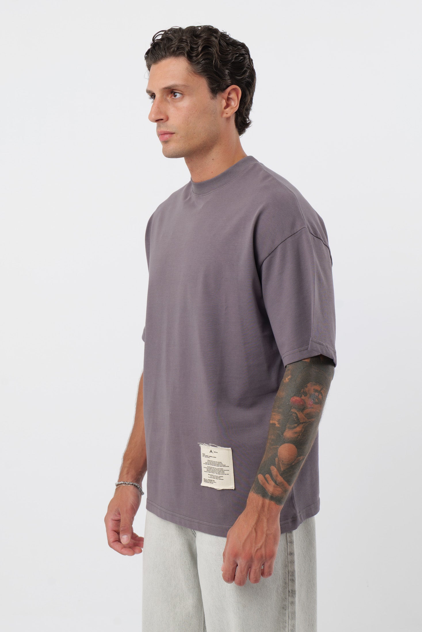 Tee "Archive" Grigia