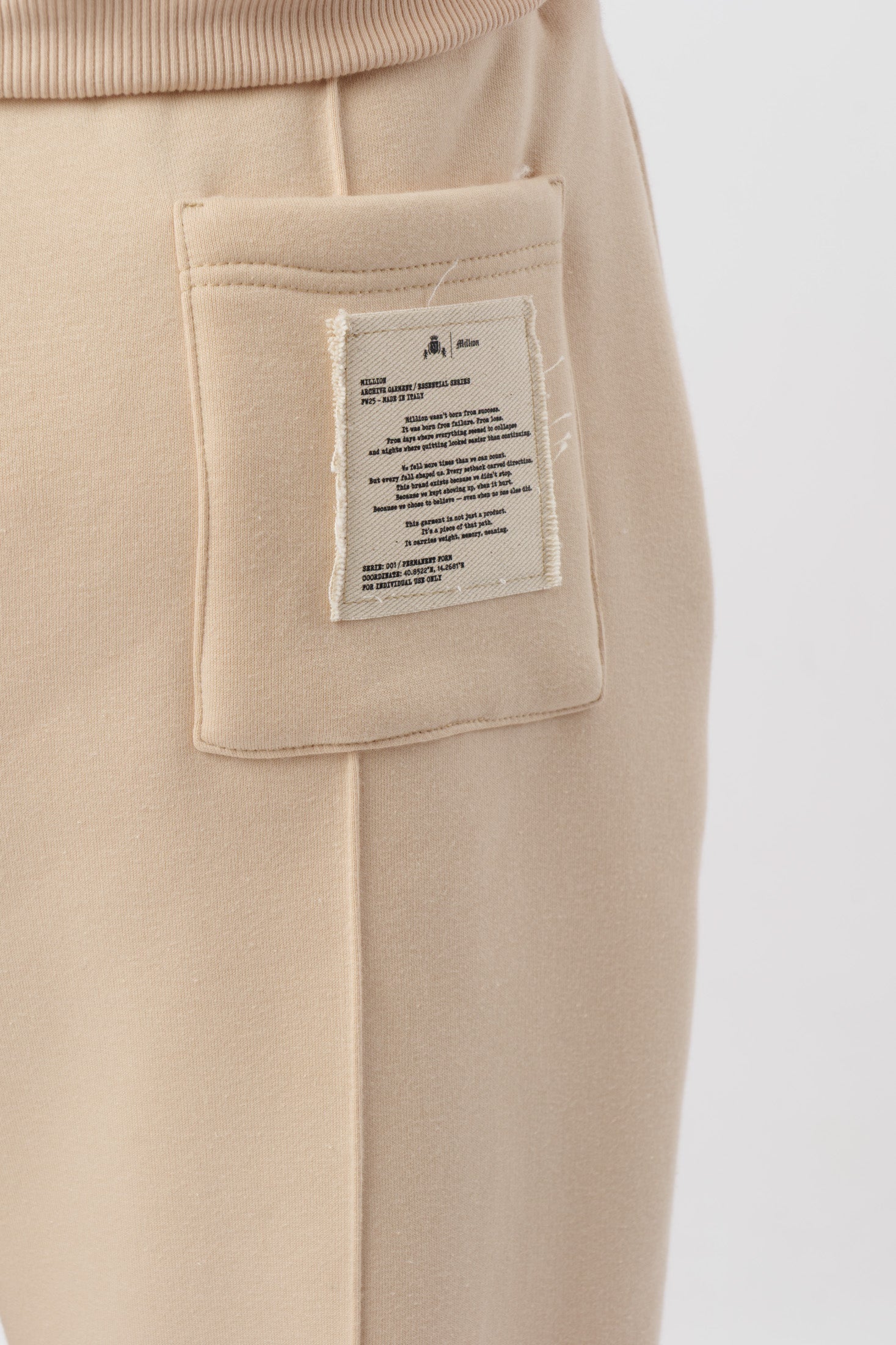 Sweatpants ‘Archive’ Sand