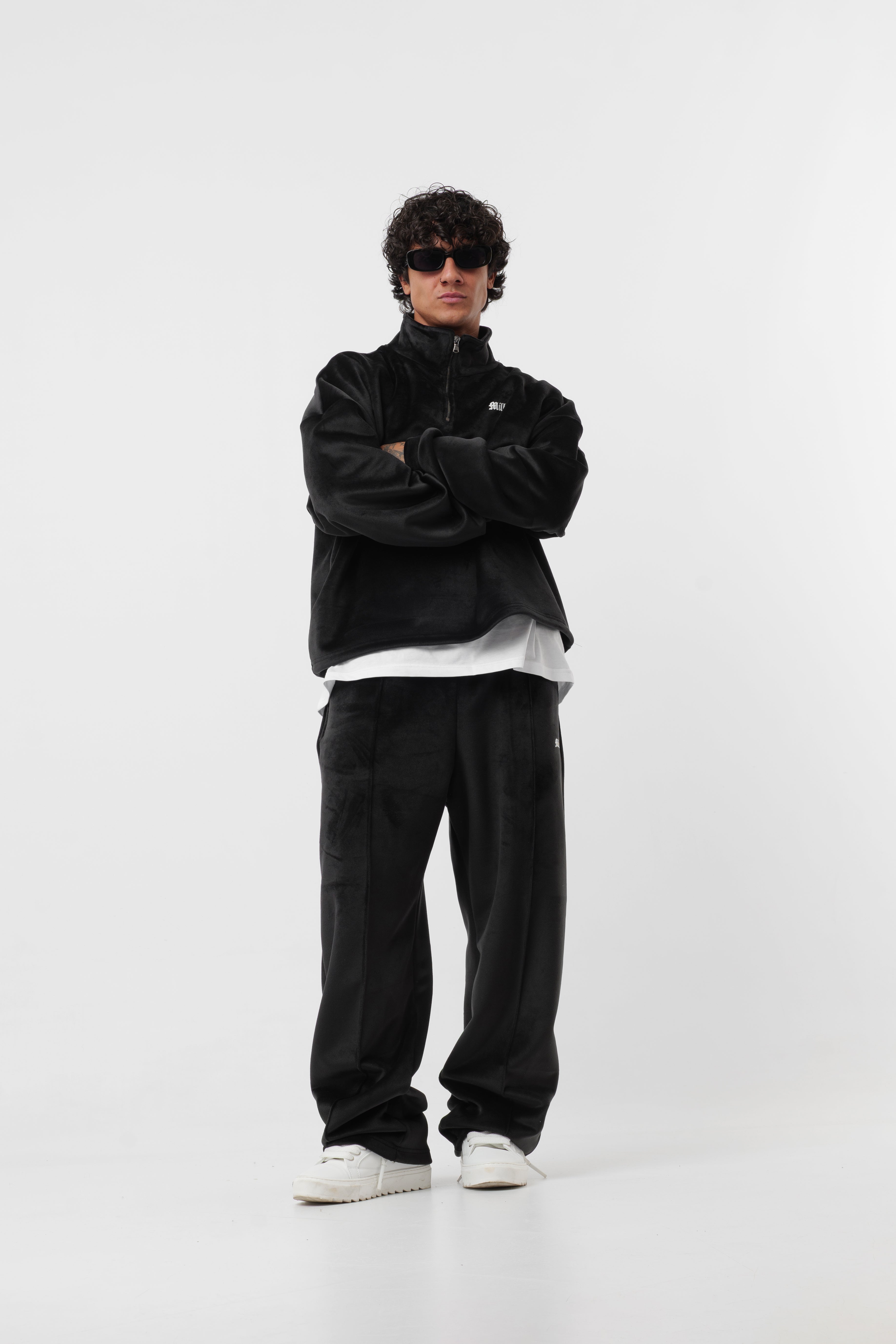 Tracksuit Velour Black