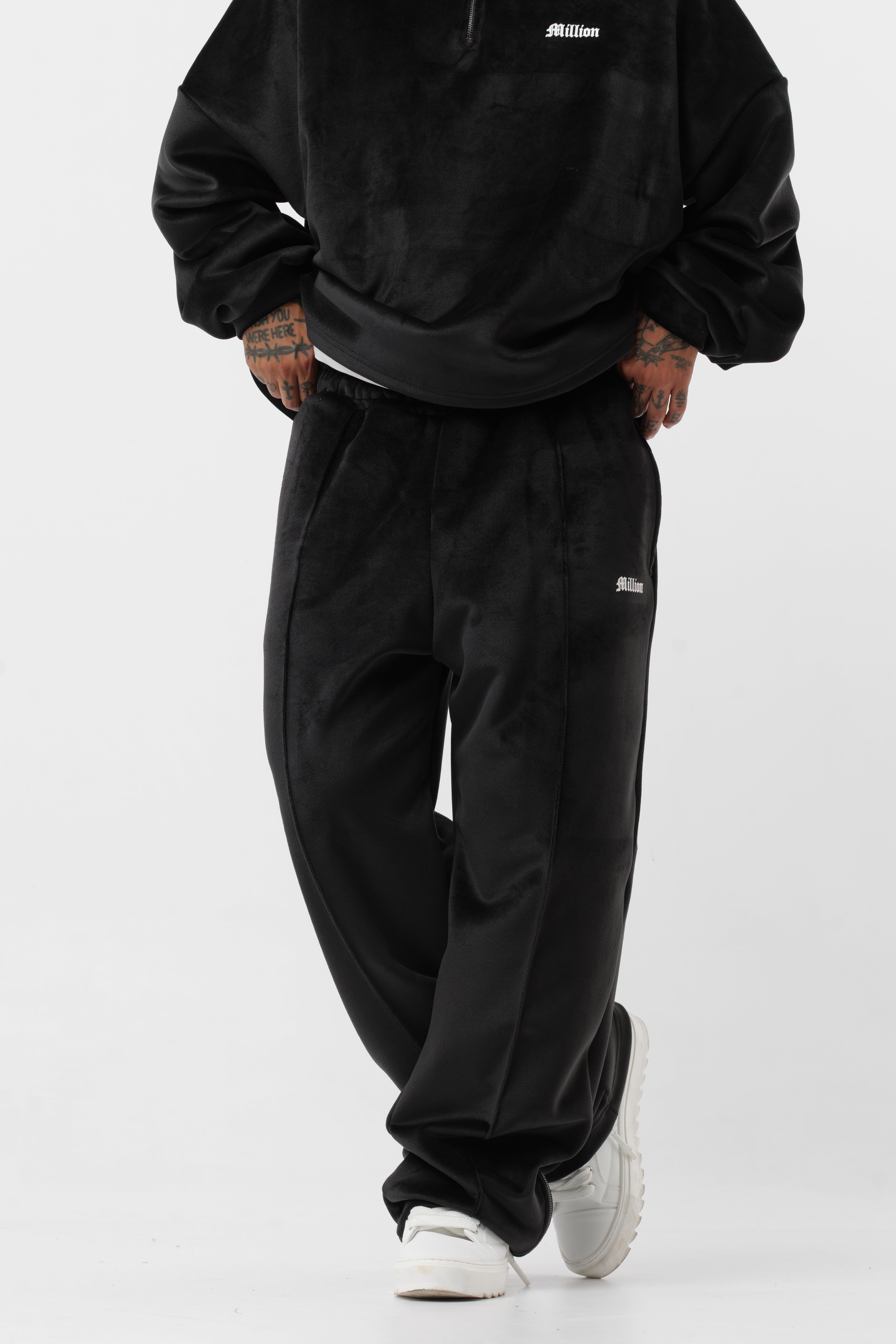 Tracksuit Velour Black