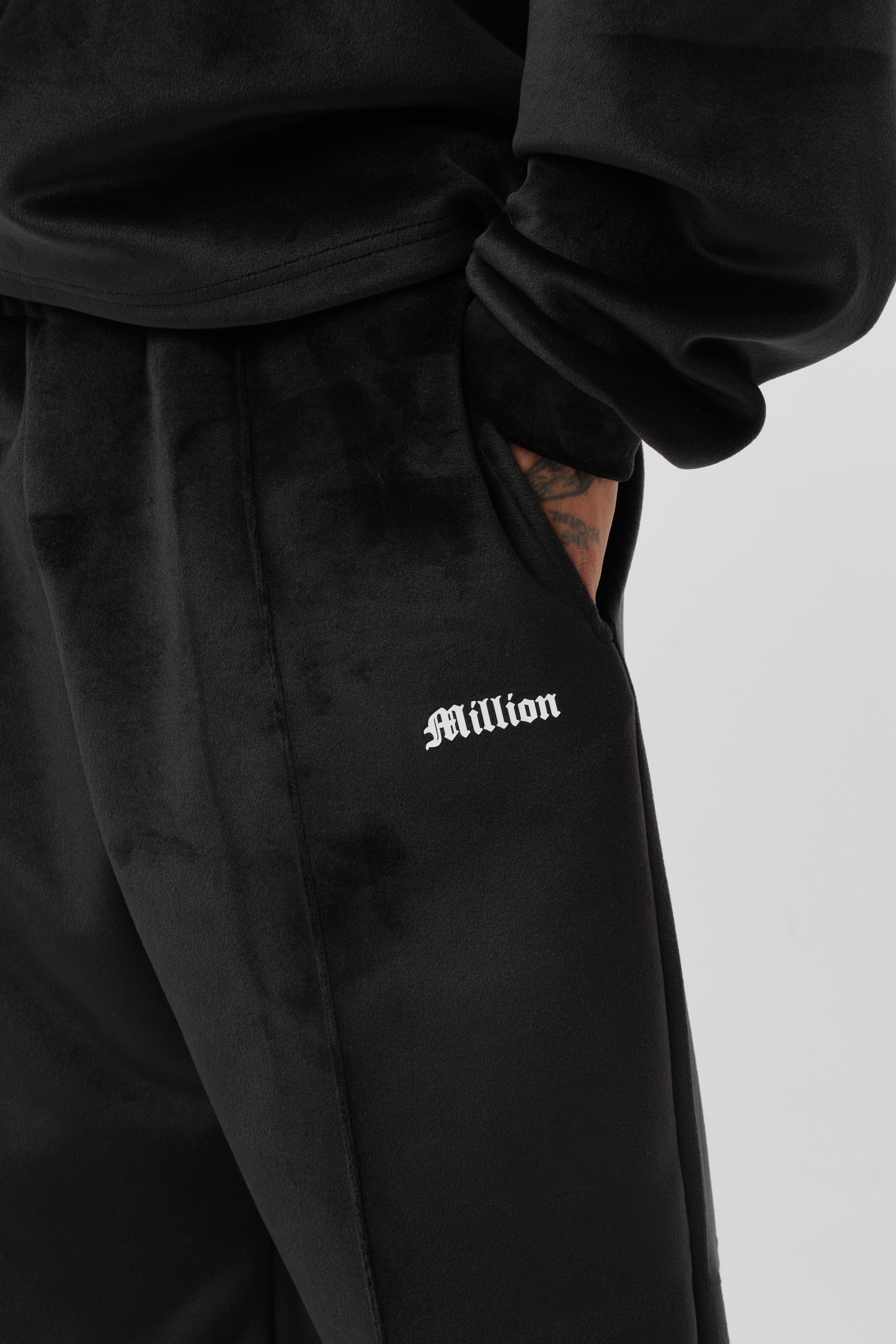 Tracksuit Velour Black