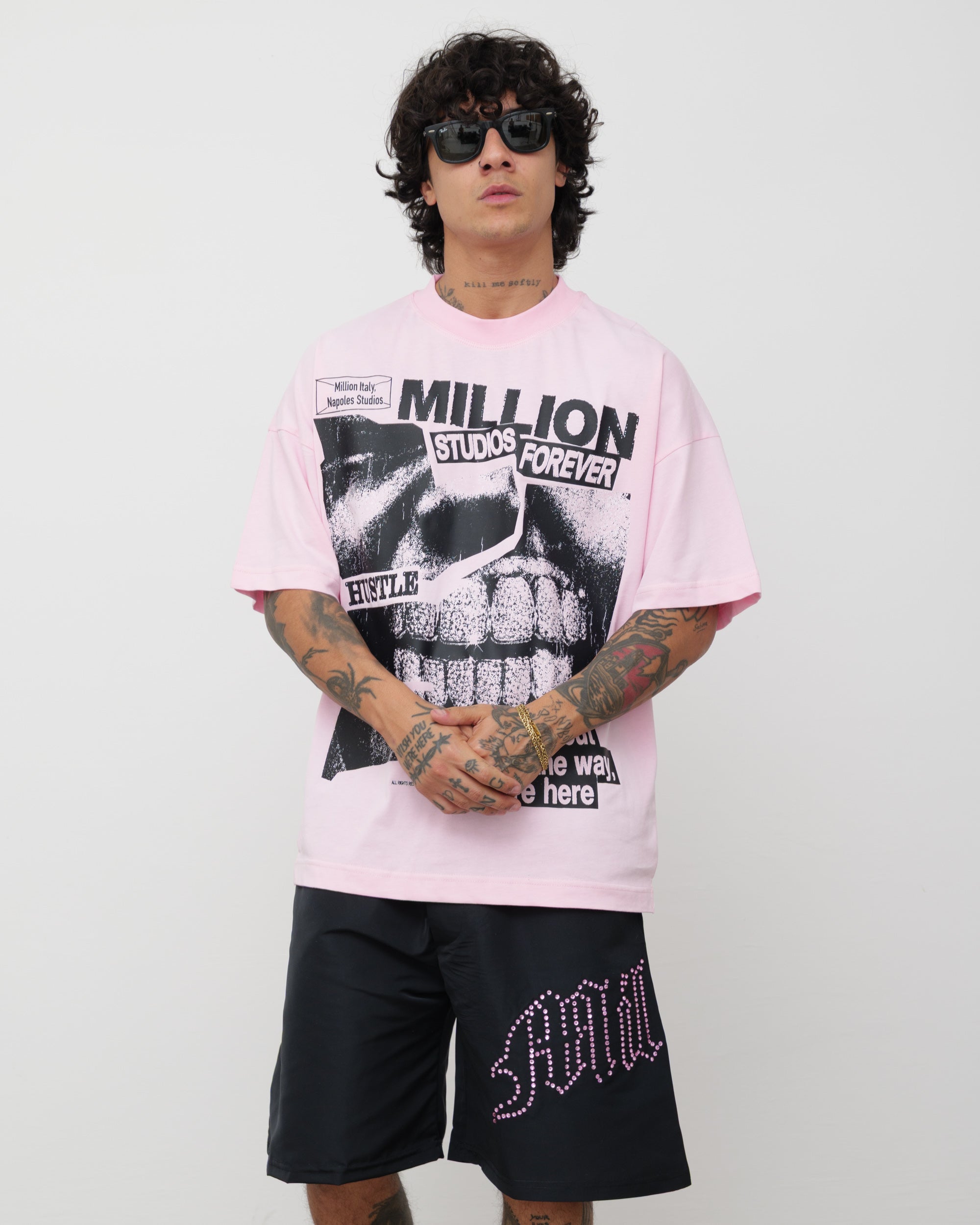 T-Shirt Hustle Rosa