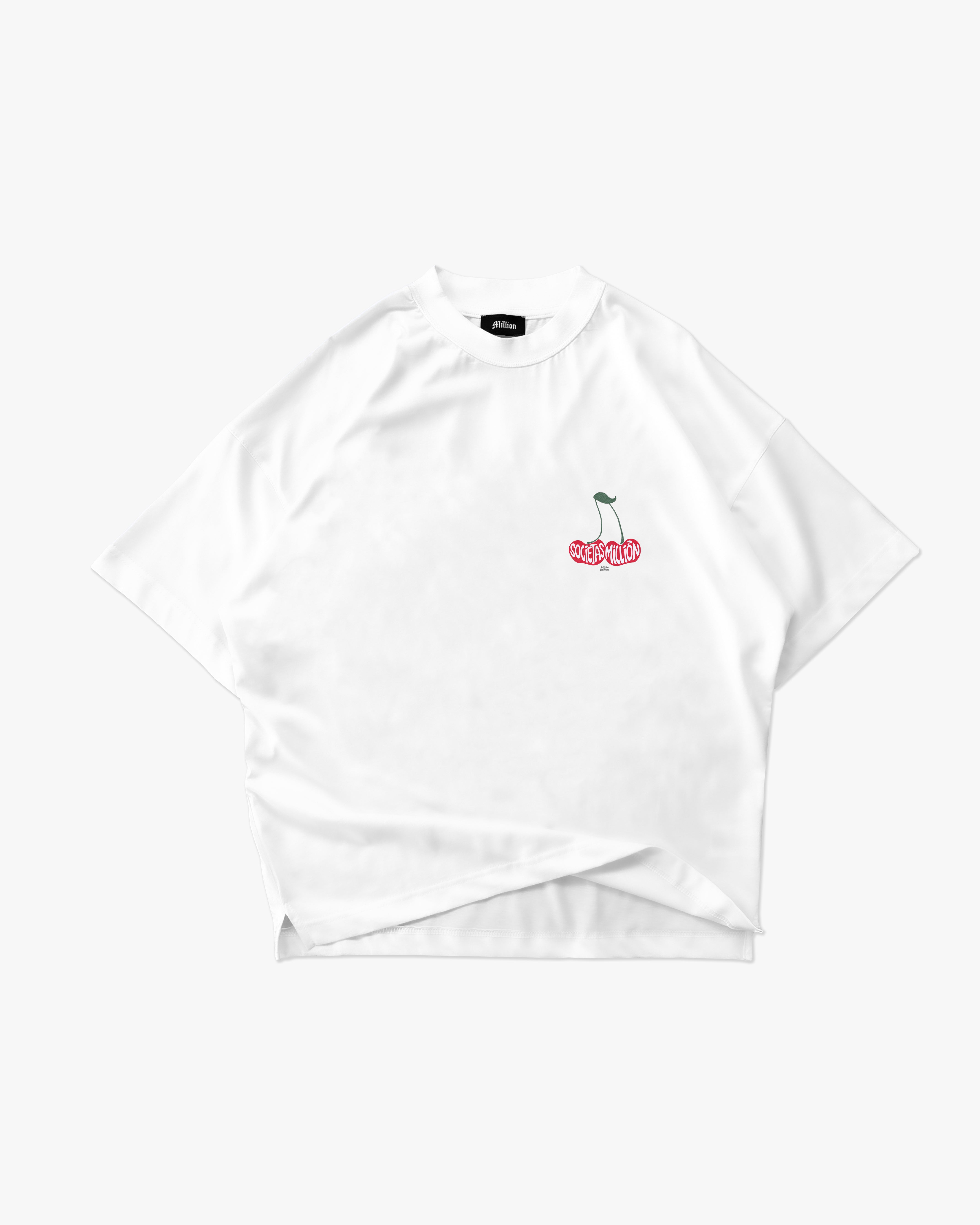 T-Shirt Ciliegie Bianca