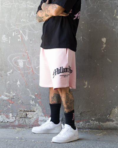 Shorts Rosa Arch Logo