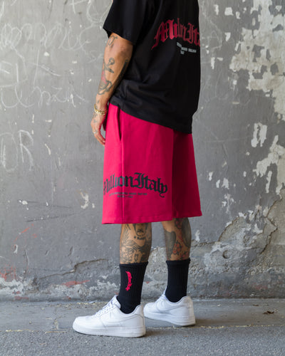 Shorts Rosso Arch Logo