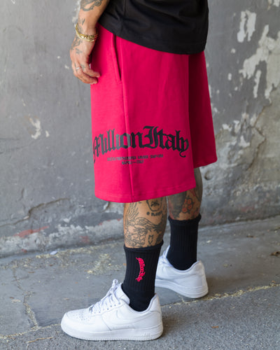 Shorts Rosso Arch Logo