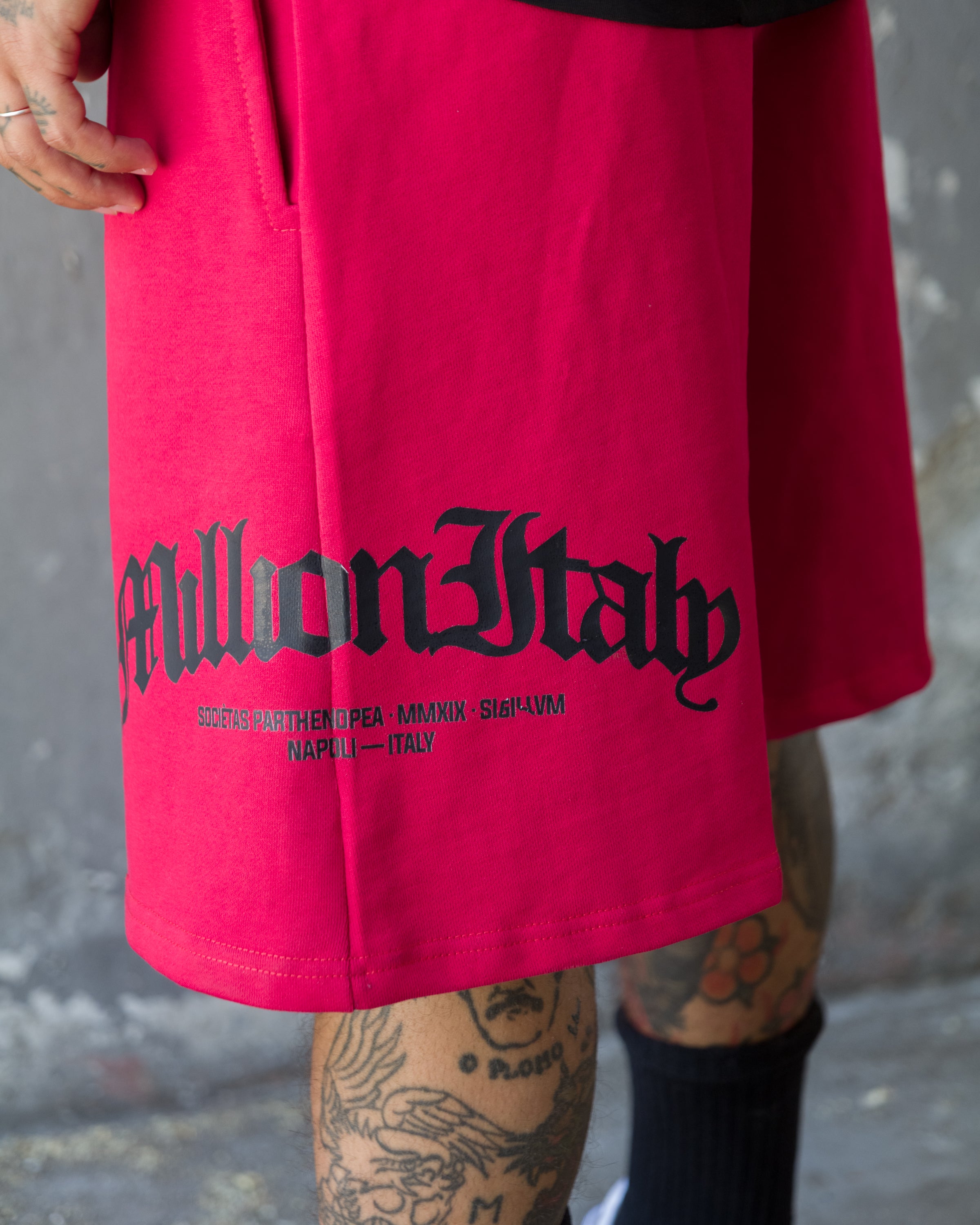 Shorts Rosso Arch Logo