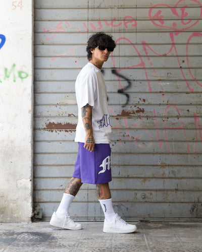 T-Shirt Gothic Outline Viola
