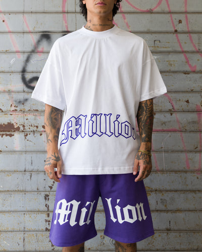 T-Shirt Gothic Outline Viola