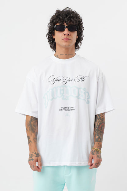 T-Shirt Purpose Bianco