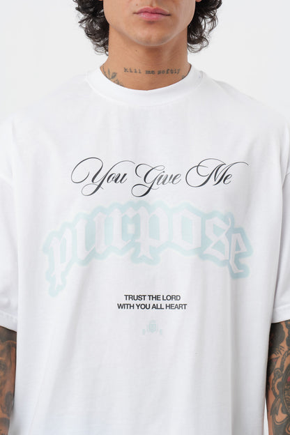T-Shirt Purpose Bianco