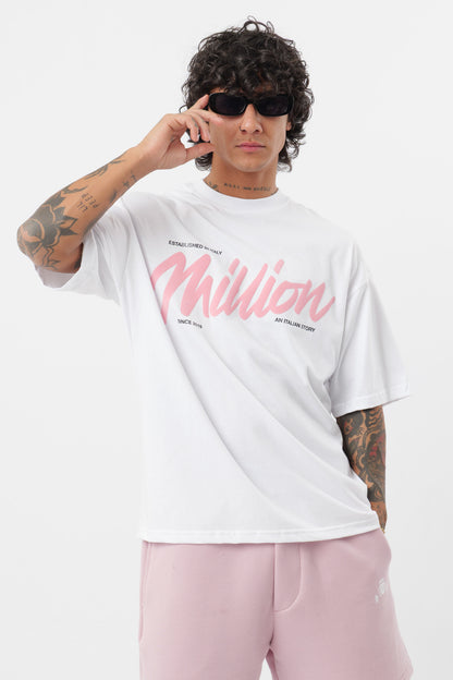 T-Shirt BabyRose Bianco