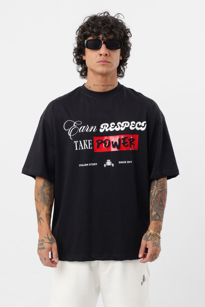 T-Shirt Respect Nera