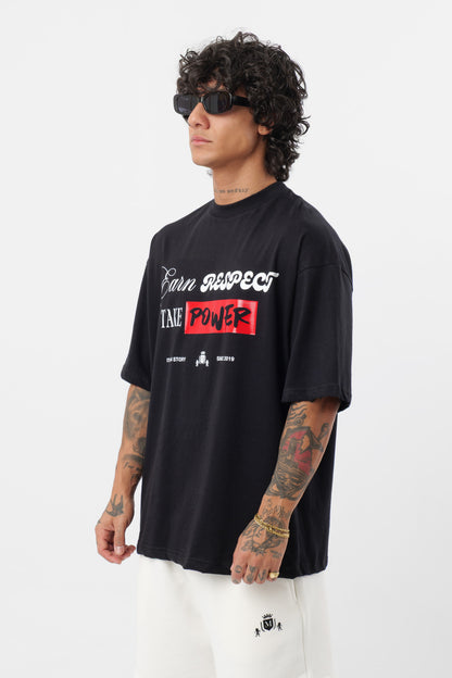T-Shirt Respect Nera