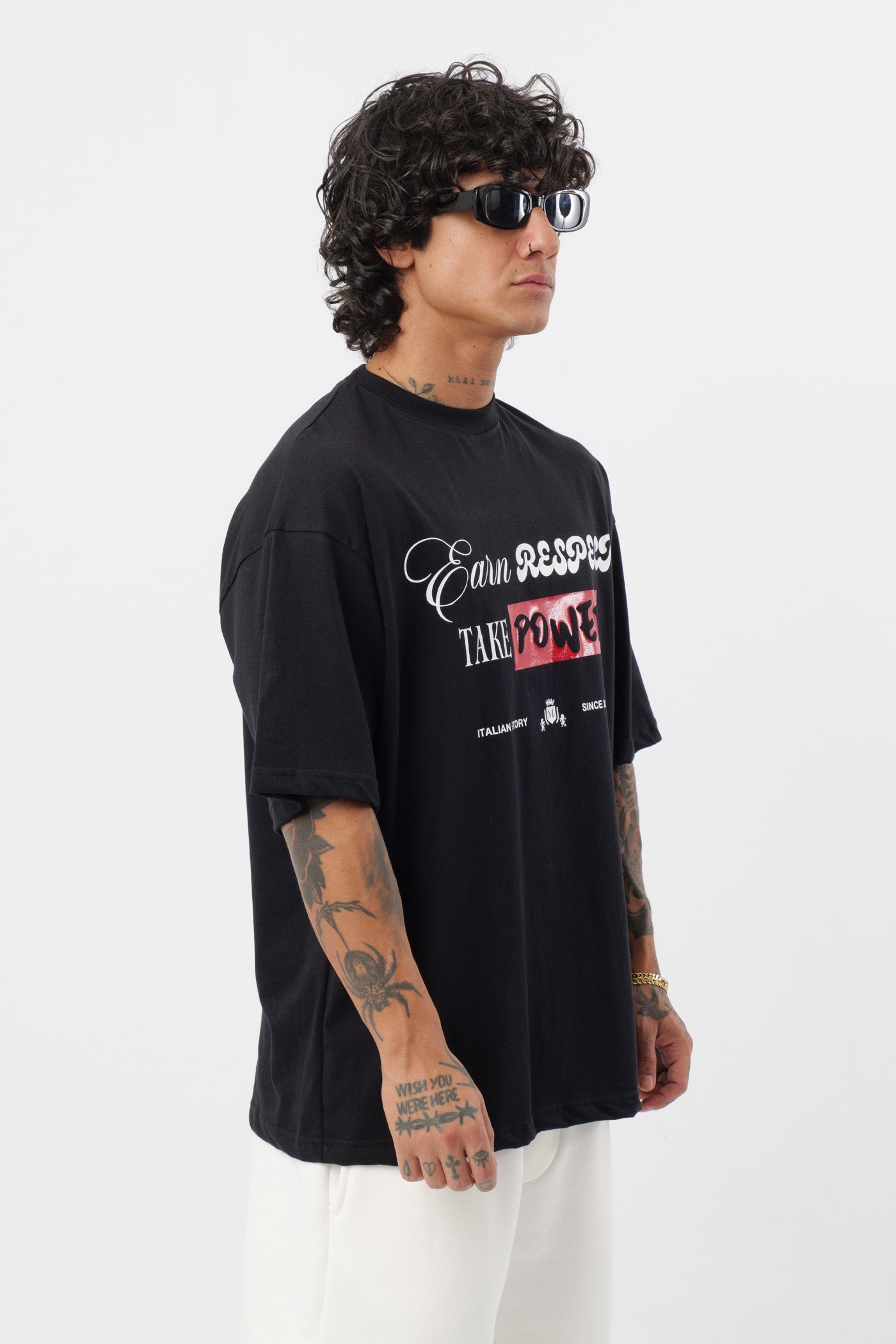T-Shirt Respect Nera