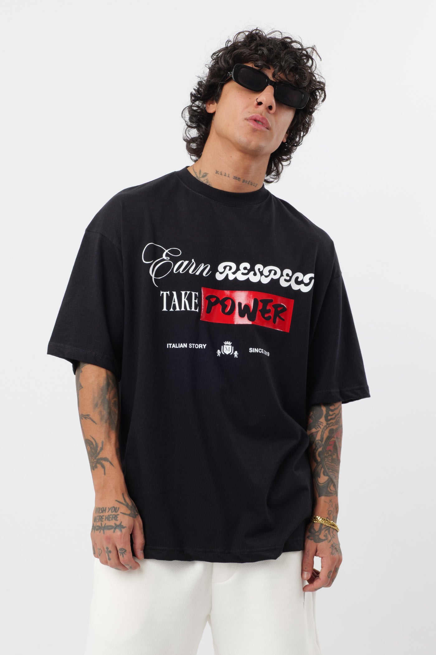 T-Shirt Respect Nera