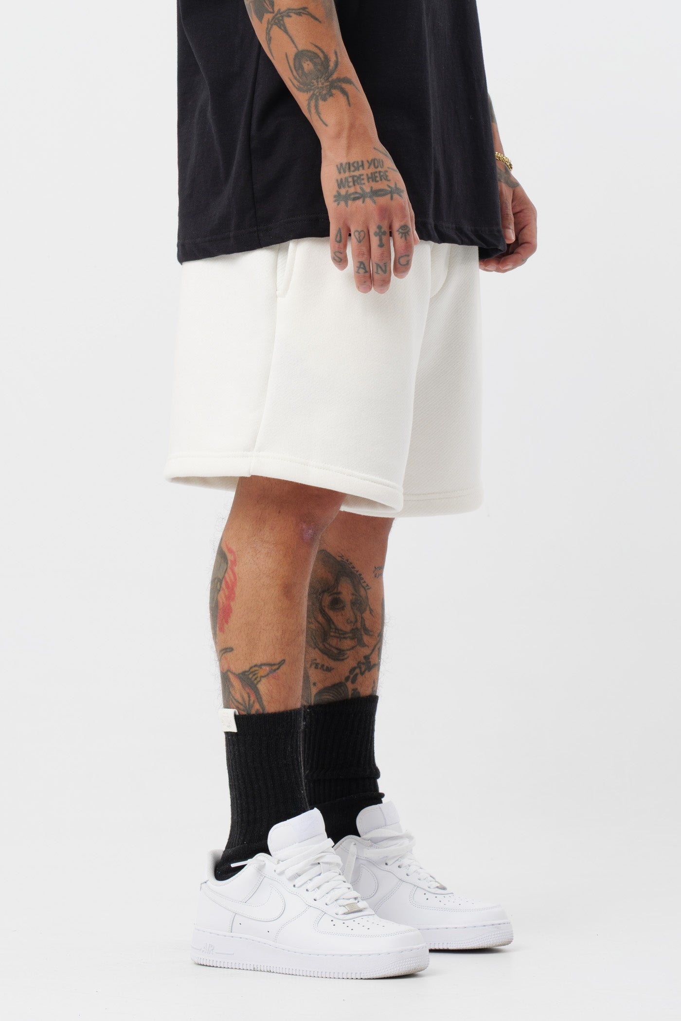Short Drip Bianco