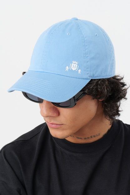 Cappello Azzurro con Mini-Logo Bianco