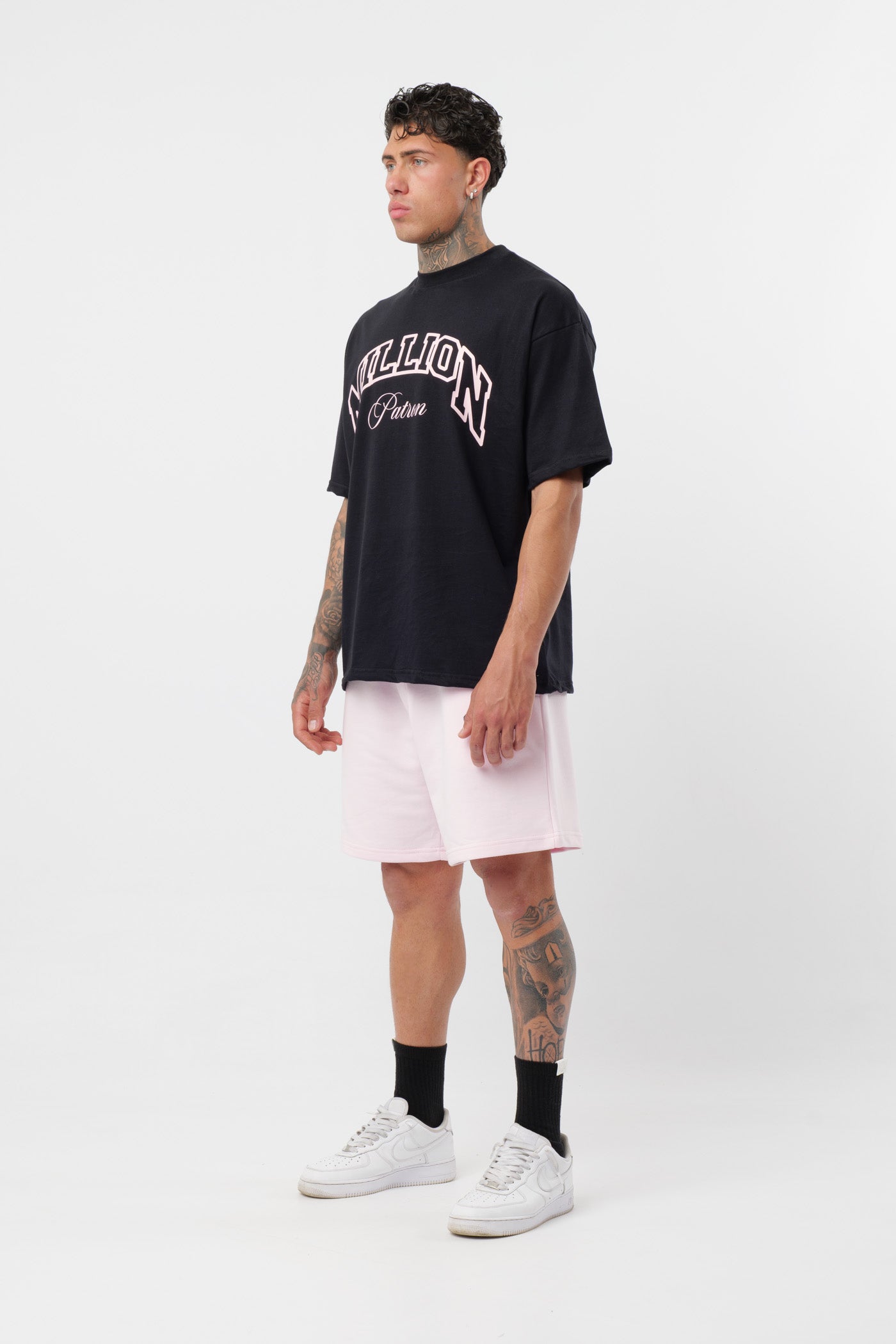 T-Shirt Patron Nera Rosa