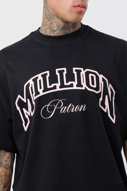 T-Shirt Patron Nera Rosa
