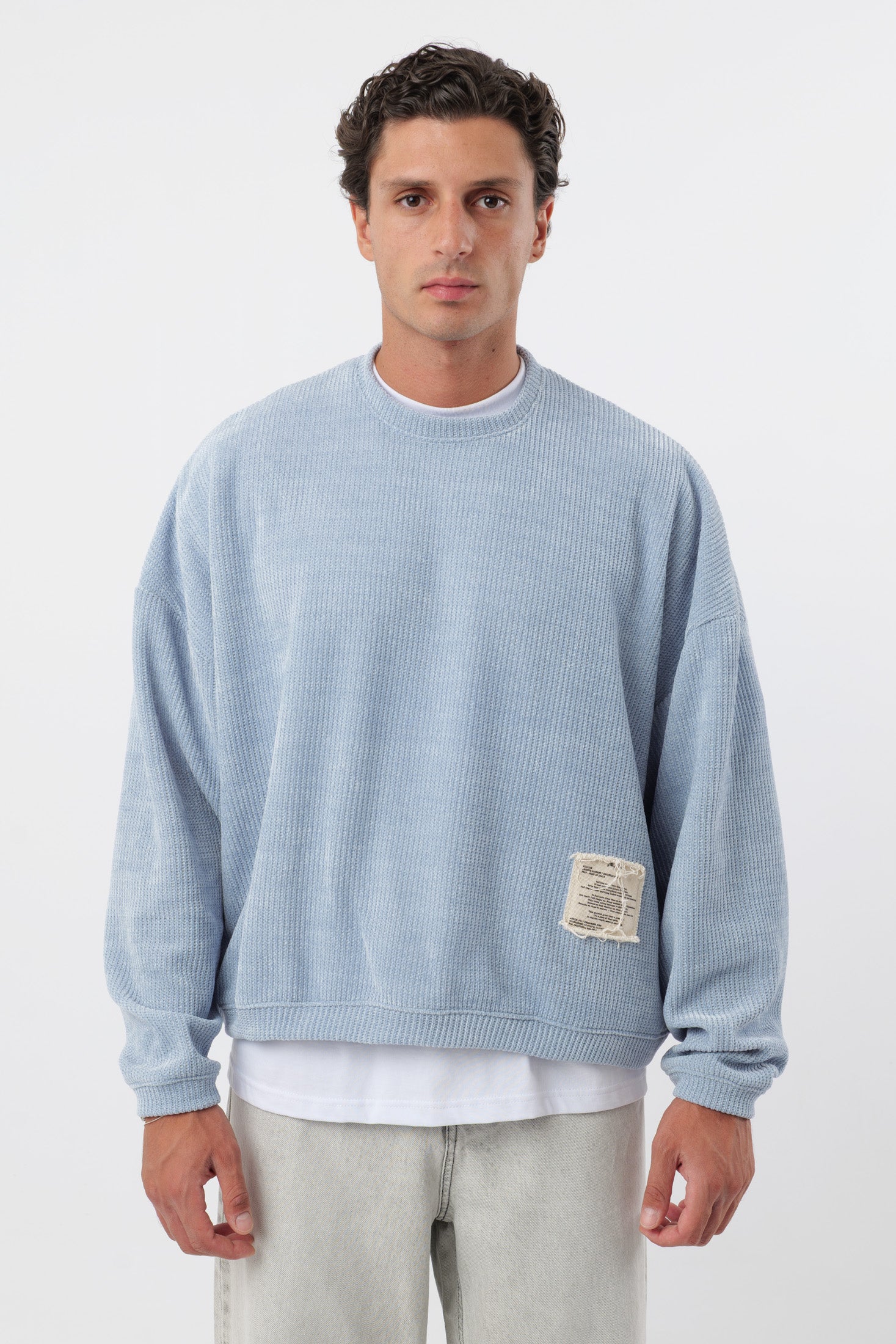 Crewneck 'Archive' Celeste