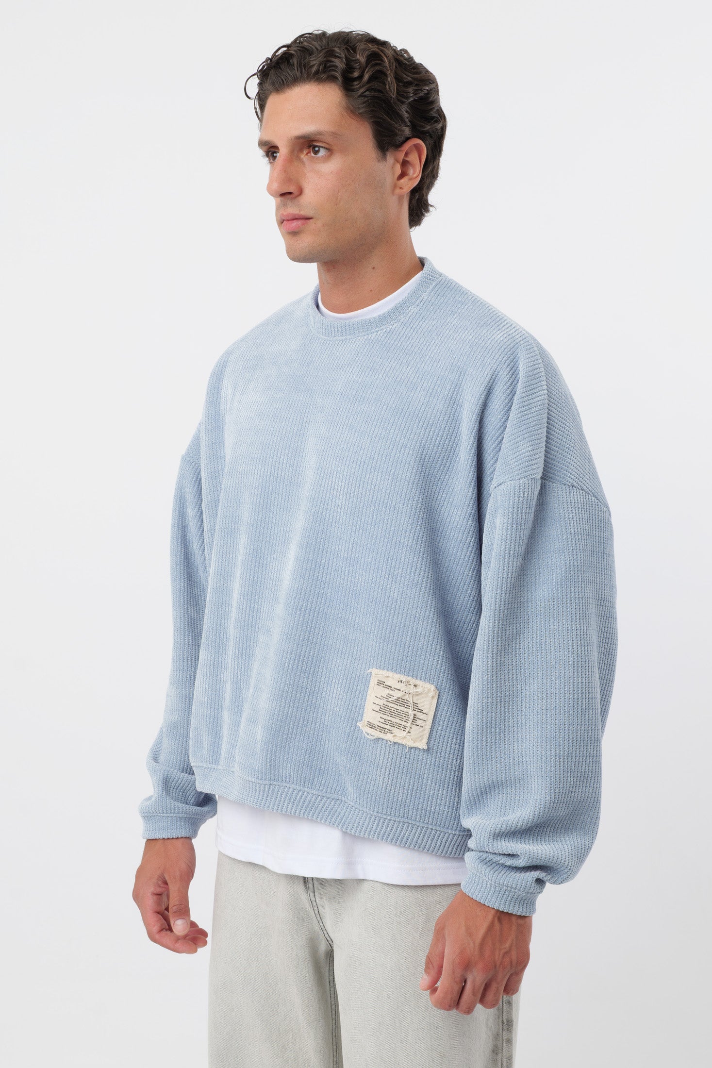 Crewneck 'Archive' Celeste