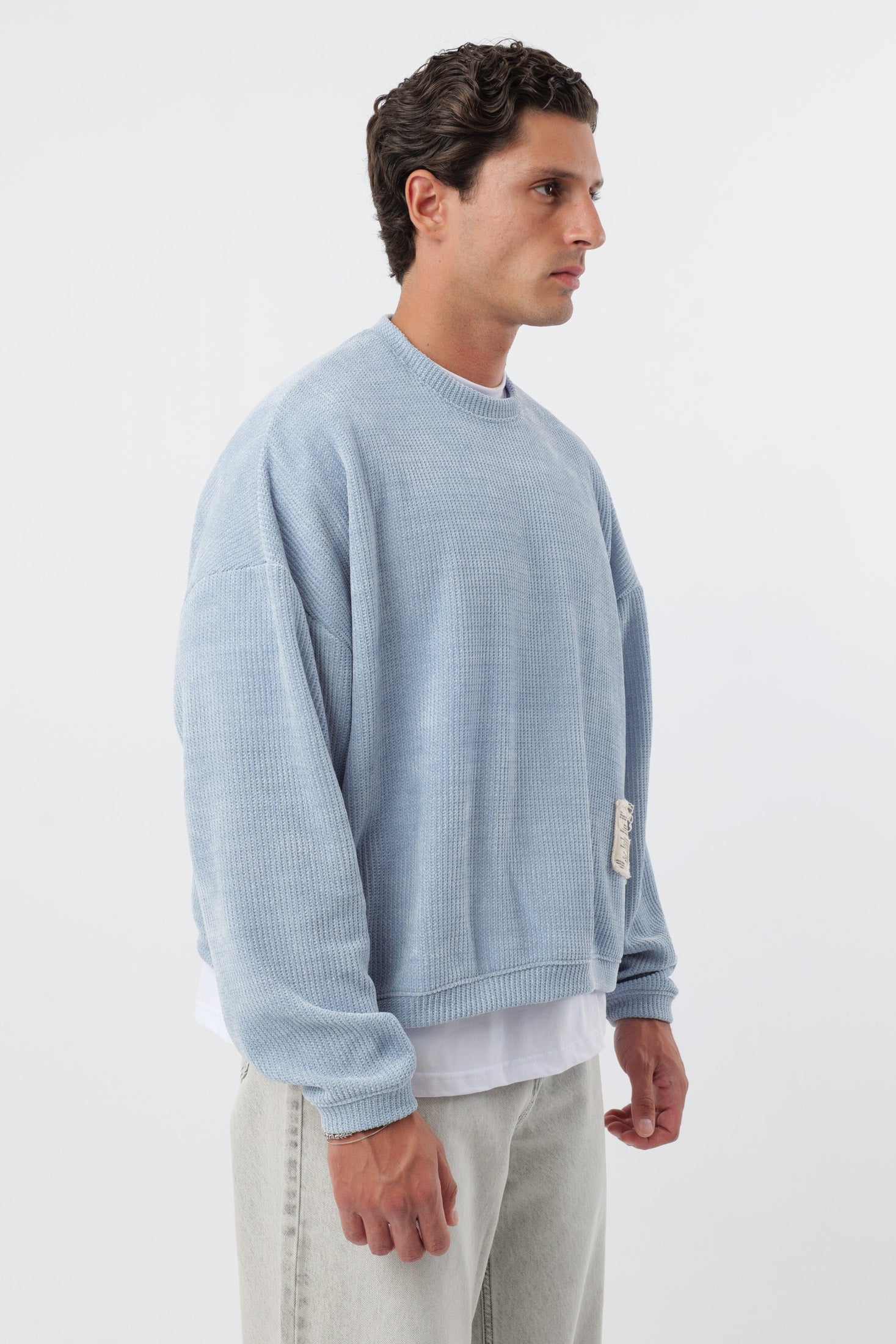 Crewneck 'Archive' Celeste