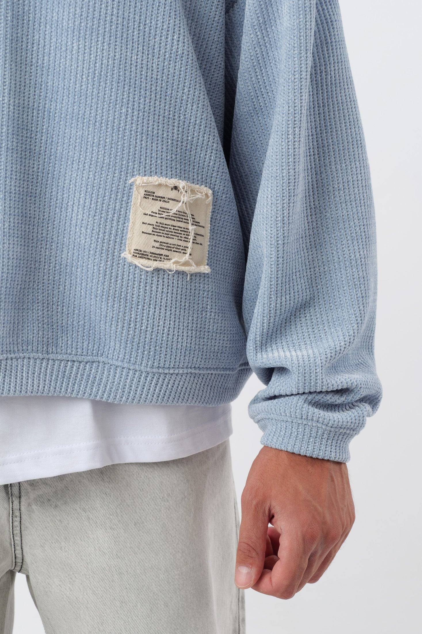 Crewneck 'Archive' Celeste