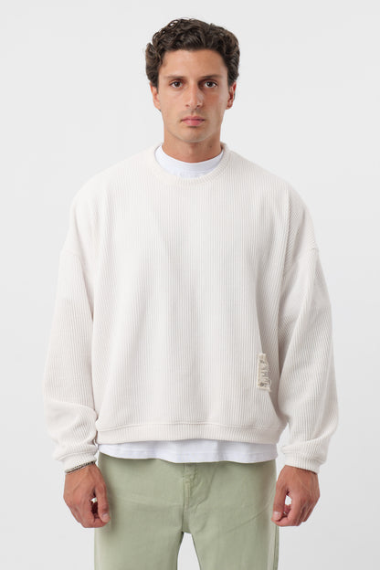 Crewneck 'Archive' Panna