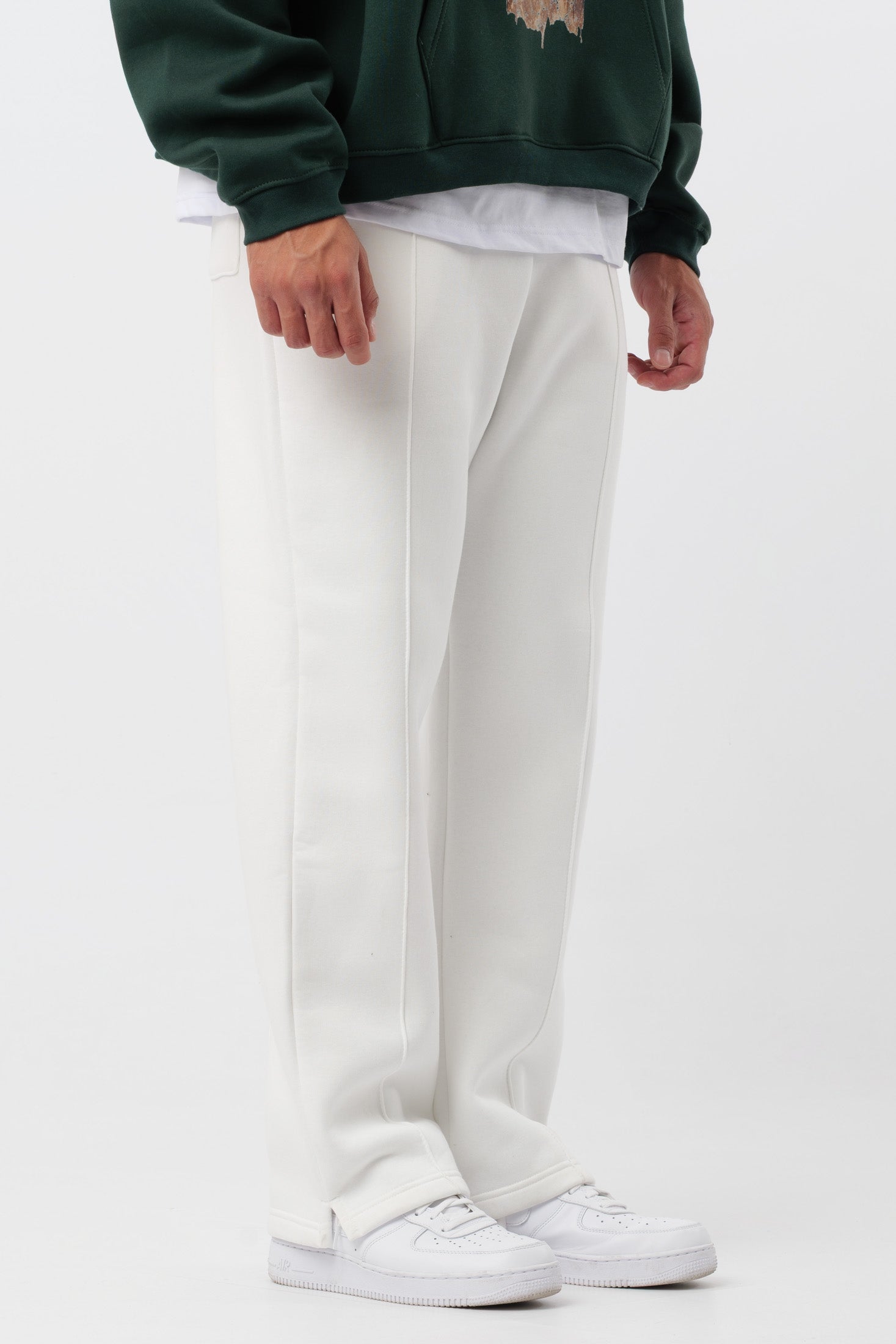 Sweatpants Logo Cream