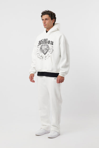 Hoodie Cream  Heart