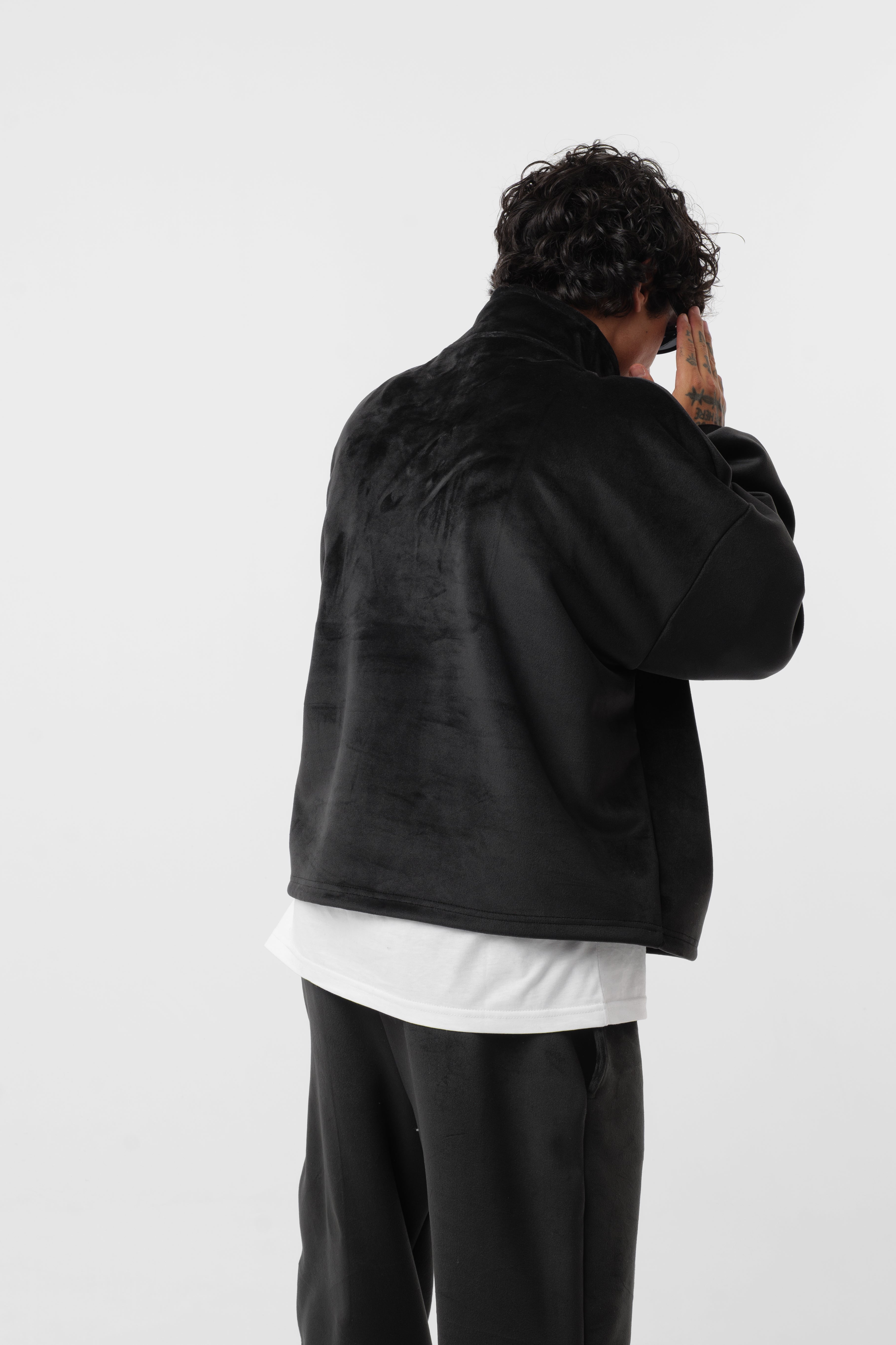 Tracksuit Velour Black