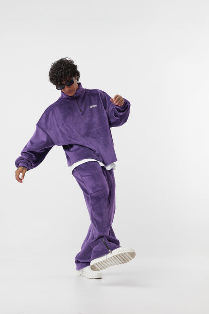 Tracksuit Velour Viola