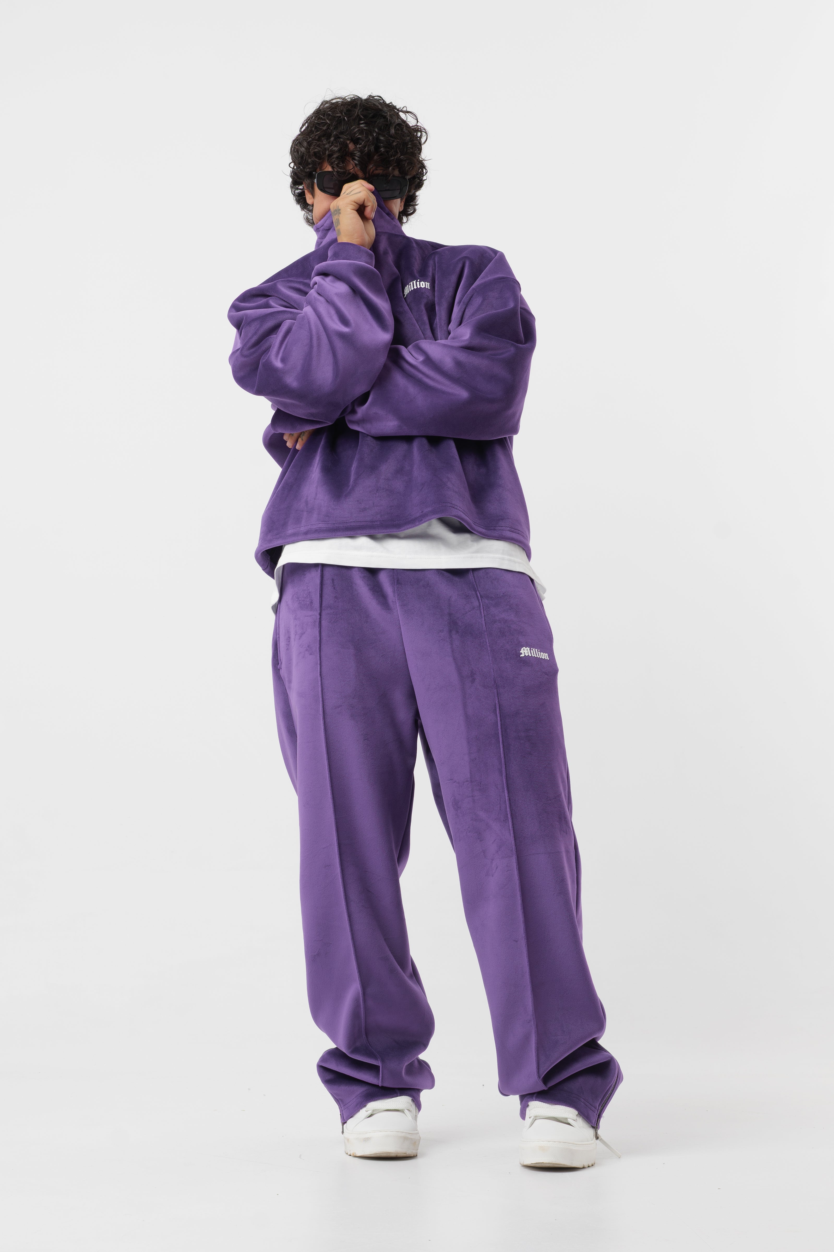 Tracksuit Velour Viola