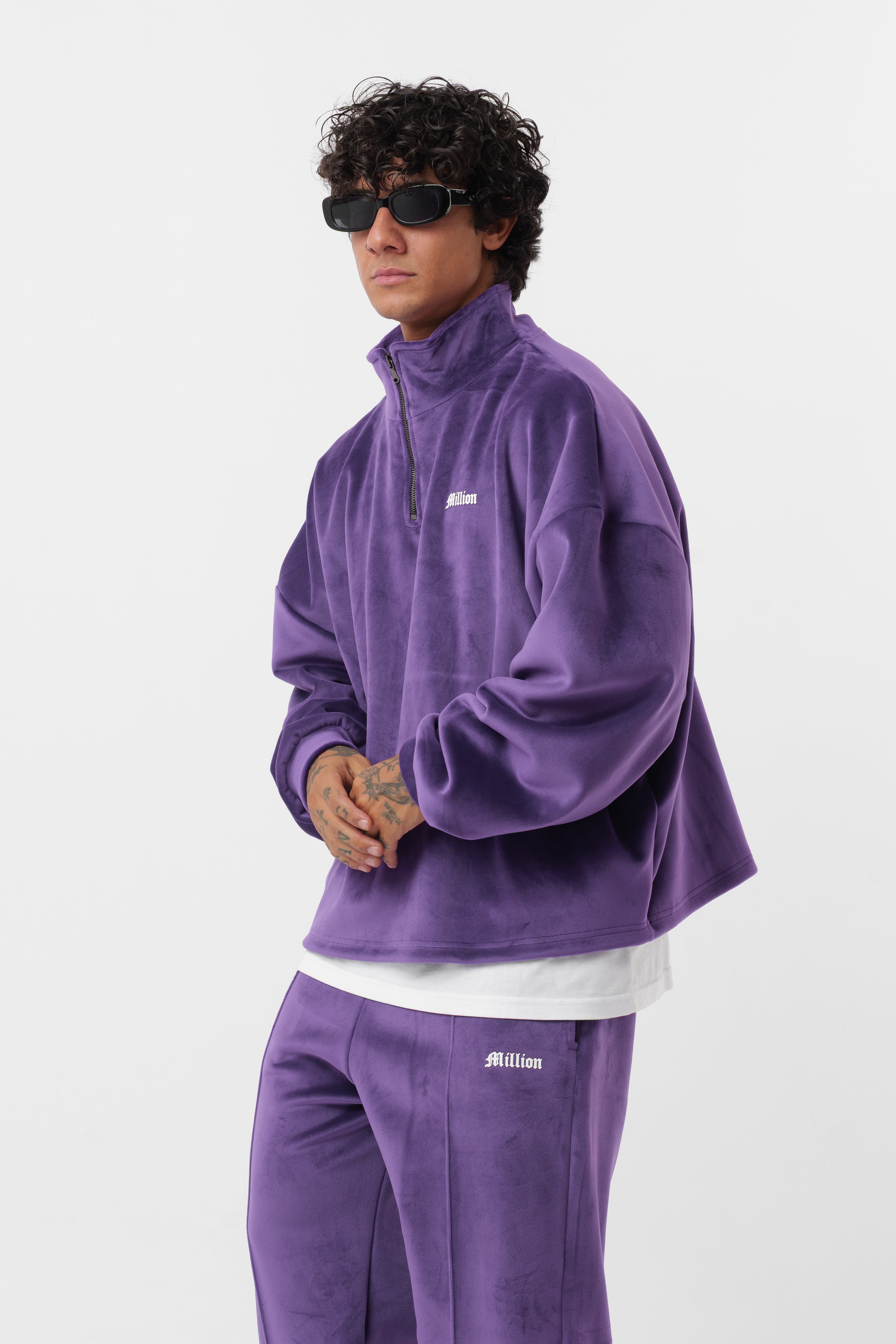 Tracksuit Velour Viola