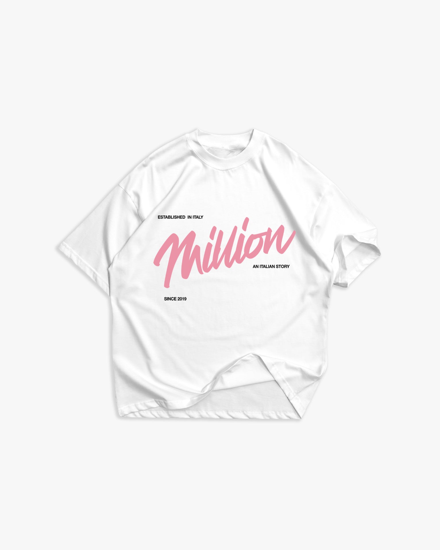 T-Shirt BabyRose Bianco