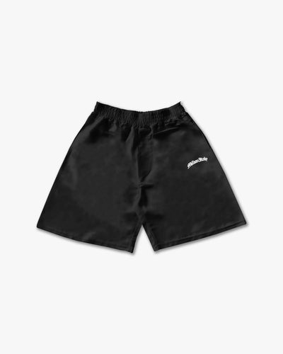 Shorts Tech Nero - Logo Bianco