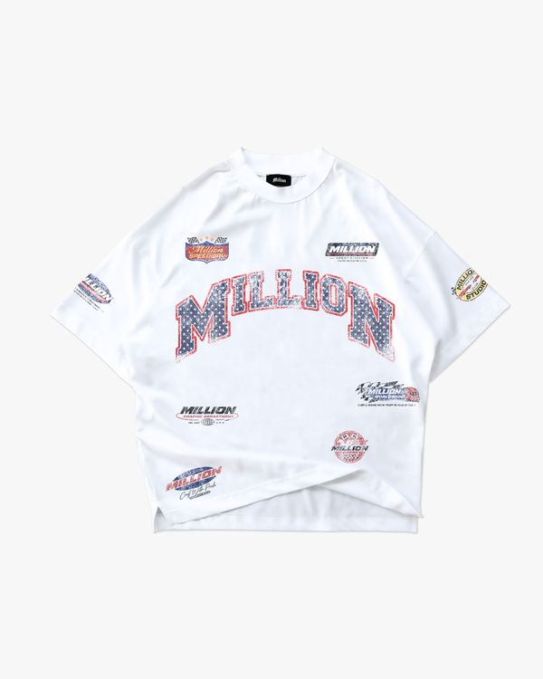 T-Shirt Racing Bianca